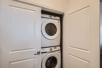 Full-size washer & dryer in every home